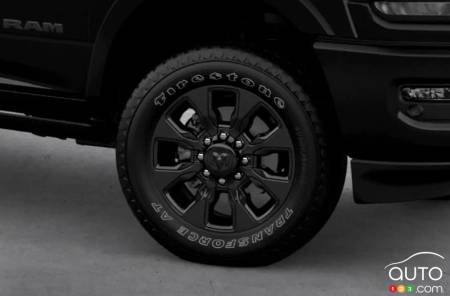 The 2020 Ram Heavy Duty Limited Black, wheel